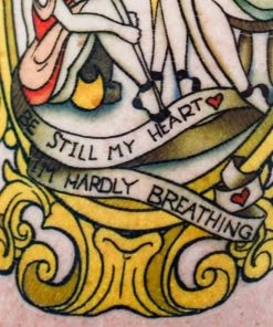 Onlineamericanstore Halloween Temporary Tekashi69 Tattoos Bimbettes Be Still My Heart Temporary Tattoo