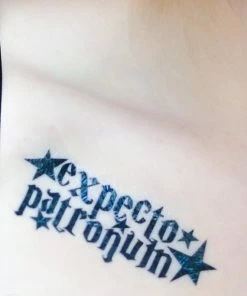 Onlineamericanstore Expecto Patronum Harry Potter-Inspired Temporary Tattoo