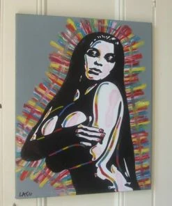 Onlineamericanstore Route 69 Painting Silver Woman Stencil Art Canvas Spray Paints Tattoo Pink Black Hand Crafted Urban Pop Art Wall Art Gift Street Art Home Halloween Temporary Tekashi69 Tattoos