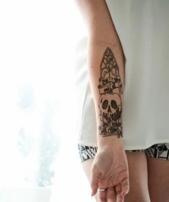 The American Store Halloween Temporary Tekashi69 Tattoos Poison Apple Tattoo