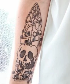 The American Store Halloween Temporary Tekashi69 Tattoos Poison Apple Tattoo