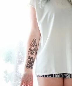 The American Store Halloween Temporary Tekashi69 Tattoos Poison Apple Tattoo