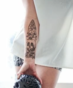 The American Store Halloween Temporary Tekashi69 Tattoos Poison Apple Tattoo