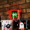 Online American Store Personalized Small Toddler Halloween Bucket, Personalized Halloween Bucket Pail, Trick Or Treat Bucket
