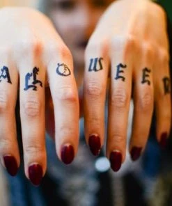 Onlineamericanstore Halloween Temporary Tekashi69 Tattoos Halloween Finger Temporary Tattoos