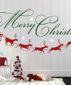 Onlineamericanstore Merry Christmas Decal, Reindeer And Stars, Christmas Decor, Christmas Wall Decal, Christmas Decoration, Santa Wall Decal - XMD001 9 Onlineamericanstore Merry Christmas Decal, Reindeer And Stars, Christmas Decor, Christmas Wall Decal, Christmas Decoration, Santa Wall Decal - XMD001