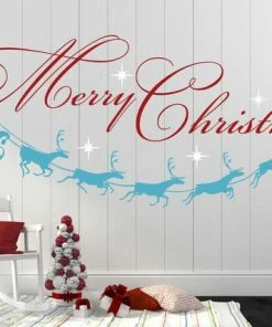 Onlineamericanstore Merry Christmas Decal, Reindeer And Stars, Christmas Decor, Christmas Wall Decal, Christmas Decoration, Santa Wall Decal - XMD001 11 Onlineamericanstore Merry Christmas Decal, Reindeer And Stars, Christmas Decor, Christmas Wall Decal, Christmas Decoration, Santa Wall Decal - XMD001
