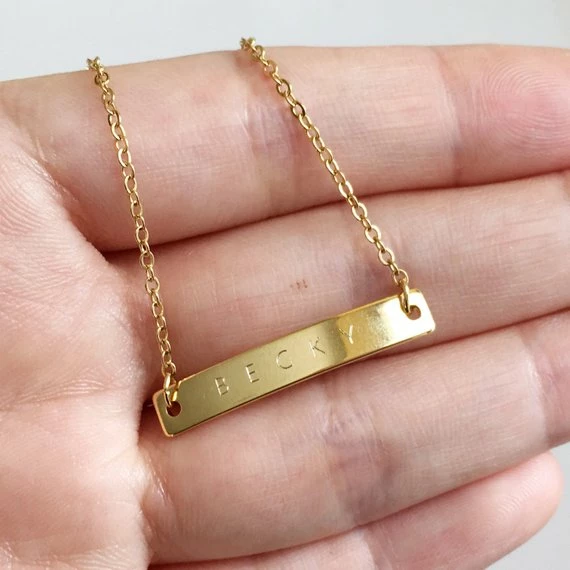 Onlineamericanstore Engraved Name Bar Bracelets, Personalized Bar Bracelet, Bracelet With Name, Monogram Initial Bracelet, Personalized Wedding Gifts 5 Onlineamericanstore Engraved Name Bar Bracelets, Personalized Bar Bracelet, Bracelet With Name, Monogram Initial Bracelet, Personalized Wedding Gifts