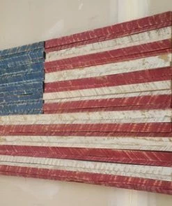 The American Store Rustic American Flag Wooden Wall Art - Reclaimed Wood - Hand Painted - Rustic Home Decor Concealment Flags