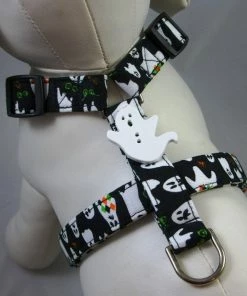 Onlineamericanstore Halloween Pets Accessories Dog Harness - Halloween Ghosts