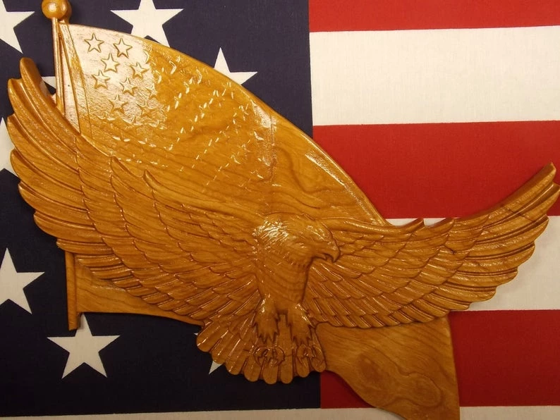 TheWoodGrainGallery American Bald Eagle ~ Eagle American Flag ~ WOOD WALL ART ~Bald Eagle Wood Carving ~ United States Flag Bald Eagle ~ Patriotic Decor 8 TheWoodGrainGallery American Bald Eagle ~ Eagle American Flag ~ WOOD WALL ART ~Bald Eagle Wood Carving ~ United States Flag Bald Eagle ~ Patriotic Decor
