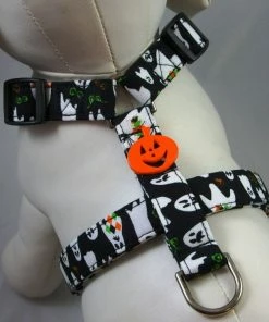 Onlineamericanstore Halloween Pets Accessories Dog Harness - Halloween Ghosts