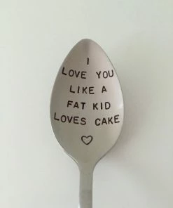 Onlineamericanstore I Cerealsly Love You!-Hand Stamped Spoon-Father’s Day Gift-Boyfriend Gift-Birthday Gift-Anniversary Gift-Best Selling Item-Gift Under 50 Update Your Settings Custom Name Accessories
