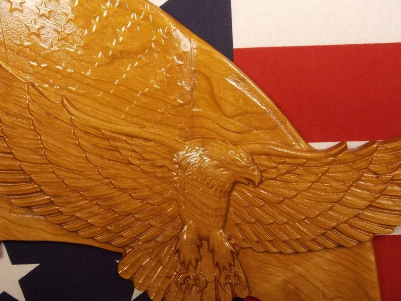 TheWoodGrainGallery American Bald Eagle ~ Eagle American Flag ~ WOOD WALL ART ~Bald Eagle Wood Carving ~ United States Flag Bald Eagle ~ Patriotic Decor 9 TheWoodGrainGallery American Bald Eagle ~ Eagle American Flag ~ WOOD WALL ART ~Bald Eagle Wood Carving ~ United States Flag Bald Eagle ~ Patriotic Decor