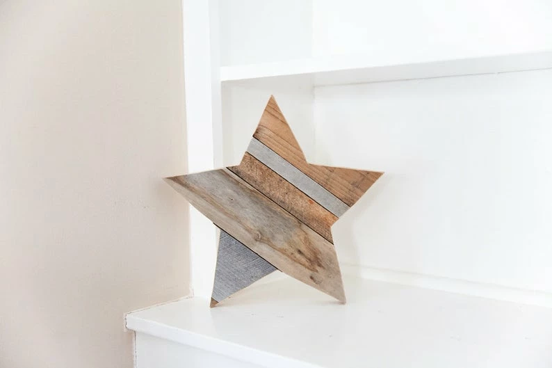Online American Store Wooden Wall Stars, Reclaimed Wood Stars, Christmas Decor, Christmas Gift 5 Online American Store Wooden Wall Stars, Reclaimed Wood Stars, Christmas Decor, Christmas Gift