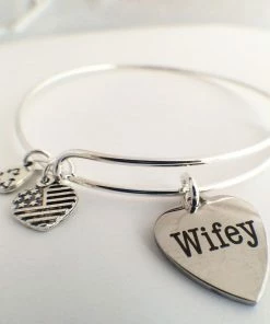 Onlineamericanstore Wifey Bangle Gift Collection