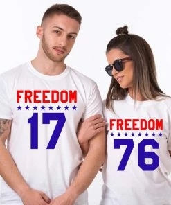Onlineamericanstore 4th July, 4th Of July Couple Shirts, American Flag Shirts, Fourth Of July Shirt, Fourth Of July Shirts, 4th Of July, UNISEX, Price Per Item