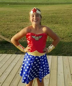 Onlineamericanstore Superheroes Kids Costumes Wonder Woman Costume - Children's