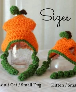 Onlineamericanstore Jackolantern Cat Hat, Pumpkin Cat Hat, Halloween Cat Hat, Jack-o-lantern Hat For Cats And Small Dogs, Halloween Pet Accessory, Hats For Cats