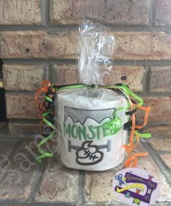 Onlineamericanstore Halloween Decoration, Embroidered Halloween Toilet Paper, Halloween Party Gag Gift, Halloween Birthday Gift, Potty Humor, Funny Gift