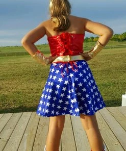 Onlineamericanstore Superheroes Kids Costumes Wonder Woman Costume - Children's