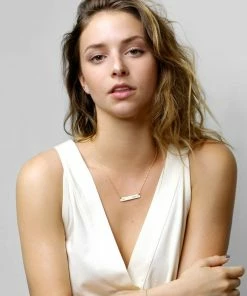 Onlineamericanstore Personalized Bar Necklace For Mom Personalized Jewelry Name Necklace For Women Gift Name Jewelry Gift Ideas Coordinate Necklace - 4N Custom Name Accessories