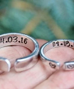 Onlineamericanstore Couple Rings, Rings For Boyfriend, Girlfriend Gift, Anniversary Gift, Date Ring, Couple Jewelry, Jewelry For Couples, Customize Rings, Dates