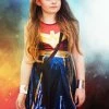 Onlineamericanstore Wonder Woman Costume Inspired, Girl's Halloween Costume, Kids Superhero Costume, Amazonian Princess