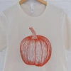 The American Store Halloween Women Clothing Pumpkin T-Shirt, Halloween Shirt, Screen Print Shirt, Foodie Gift, Soft Style Tee