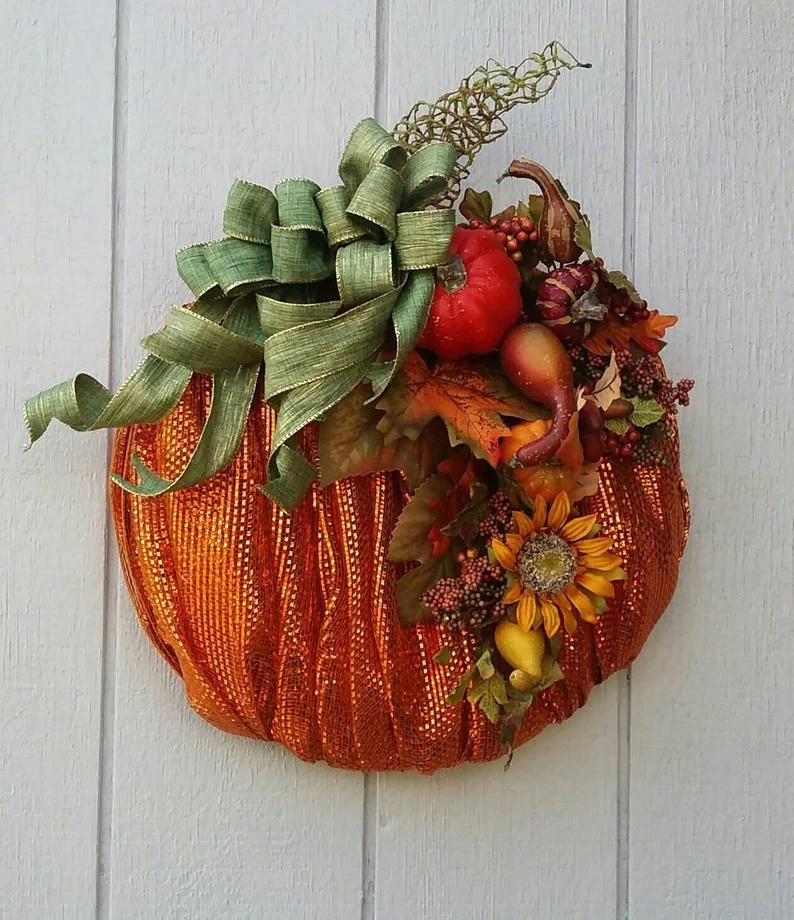 CraftsByKaleigh88 Halloween Wreath Fall/ Halloween Pumpkin Wreath 3 CraftsByKaleigh88 Halloween Wreath Fall/ Halloween Pumpkin Wreath