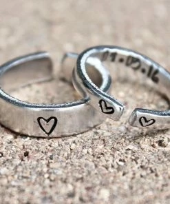 Onlineamericanstore Couple Rings, Rings For Boyfriend, Girlfriend Gift, Anniversary Gift, Date Ring, Couple Jewelry, Jewelry For Couples, Customize Rings, Dates