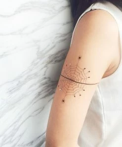 Onlineamericanstore Halloween Spider Web Temporary Tattoo Halloween Temporary Tekashi69 Tattoos