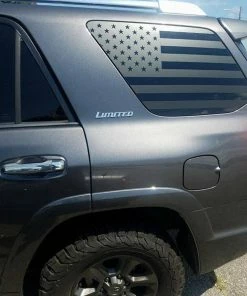 Onlineamericanstore Patriotic Stickers 09-20 American Flag Decal - 5th Gen Toyota 4Runner Offroad Sr5 Pro T Banners Vinyl Stickers Custom Accessories Design Yota Flags Trd