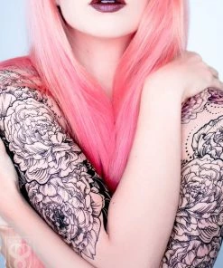 Onlineamericanstore Rose Of Sharon Large Temporary Tattoo Set