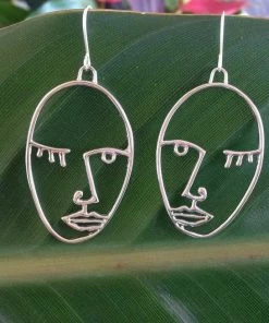 Onlineamericanstore Custom Name Accessories Face Earrings Picasso Face Earrings Statement Earrings Best Selling Item With FREE GIFT BOX Update Your Settings
