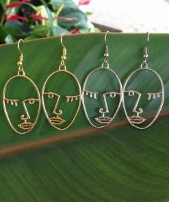 Onlineamericanstore Custom Name Accessories Face Earrings Picasso Face Earrings Statement Earrings Best Selling Item With FREE GIFT BOX Update Your Settings