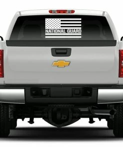Onlineamericanstore National Guard Flag Decal - Stickers Vinyl Military Usa Us Veteran Design Custom Patriotic Stickers