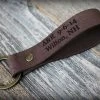 Onlineamericanstore Custom Personalized Keychain - Leather Keychain - Valentines Gift - Gift For Mom - Gift For Dad - Anniversary - Gift For Boyfriend -Men Gift