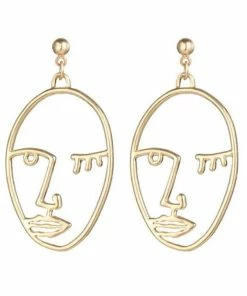Onlineamericanstore Custom Name Accessories Face Earrings Picasso Face Earrings Statement Earrings Best Selling Item With FREE GIFT BOX Update Your Settings