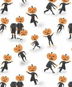 Onlineamericanstore The Troublemakers Wrapping Paper, Halloween, Pumpkins, Vintage, Decor, Decoration, Paper Craft, Gift Wrap, Skellypaperco, Trick Or Treat, Halloween Decorations