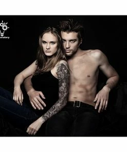 Onlineamericanstore Halloween Temporary Tekashi69 Tattoos Women Temporary Tattoo Sleeve Women Fake Tattoo Sleeve Skull Rose Tattoo Full Arm Tattoo For Women Tatouage Temporaire Femme Tätowierung