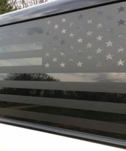Onlineamericanstore 09-19 Ford Flex American Flag Decal - Sticker Custom Window Design Side Usa American US Unique Se Sel Eco Boost Black Turbo Update Your Settings Patriotic Stickers