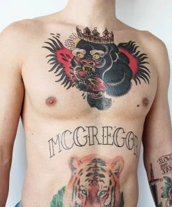 The American Store Conor McGregor Tattoos Full Set - Conor McGregor Temporary Tattoo/ Conor McGregor Cosplay/Conor McGregor Realistic Tattoos/Halloween Costume
