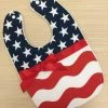Onlineamericanstore Fourth Of July Bib, Stars And Stripes Baby Bib, Patriotic Bib, Red White & Blue Baby Bib, Baby Shower Gift Girl Bib, Independence Day Bib Kids Clothing