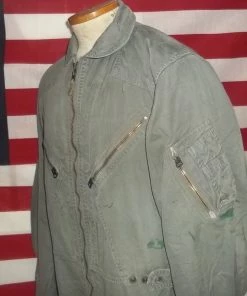 Onlineamericanstore Vietnam Era Flying Coveralls US Military K2B Suit Lightweight Summer Boyfriend Medium Long Size Collectible Nice Field Theatre Worn Rugged