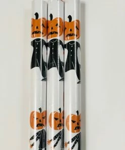 Onlineamericanstore The Troublemakers Wrapping Paper, Halloween, Pumpkins, Vintage, Decor, Decoration, Paper Craft, Gift Wrap, Skellypaperco, Trick Or Treat, Halloween Decorations