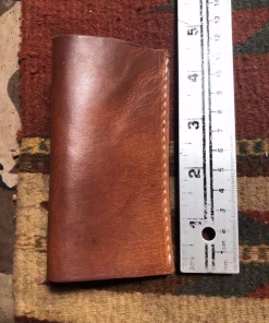 TonyULeathergoods Military Clothing & Accessories Leather Ammo Holder FITS: (6) 357 Magnum Or 38 Special Caliber Bullet Loops Cartridge Belt Slide