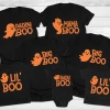 Onlineamericanstore Halloween Clothing Halloween Funny T-Shirts For Family - Daddy Boo, Mommy Boo, Baby Boo, Big Boo, Lil Boo, Halloween Shirts,