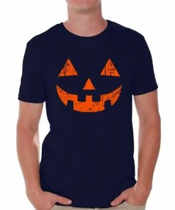 Onlineamericanstore Halloween Clothing Jack-O-Lantern Tshirt. Halloween Men's Shirt. Dia De Los Muertos T-Shirt. Pumpkin Shirts.