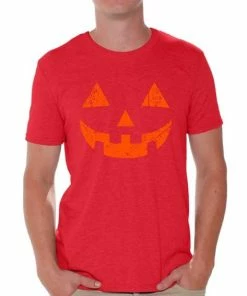 Onlineamericanstore Halloween Clothing Jack-O-Lantern Tshirt. Halloween Men's Shirt. Dia De Los Muertos T-Shirt. Pumpkin Shirts.